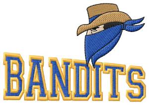 Picture of Bandits Machine Embroidery Design