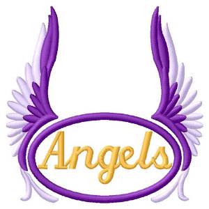Picture of Angels Machine Embroidery Design