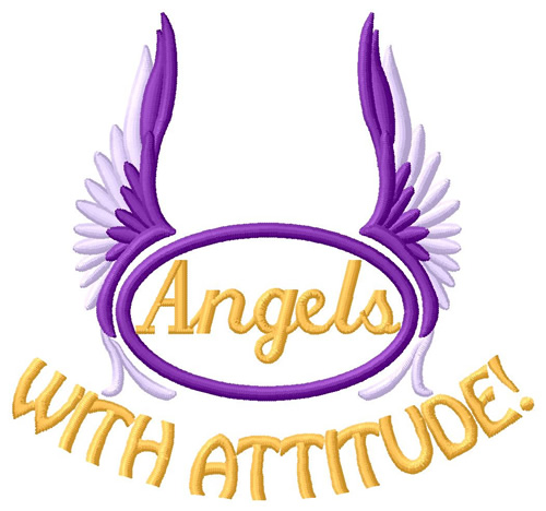 Angels With Attitude Machine Embroidery Design