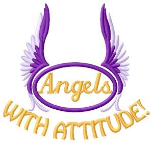 Picture of Angels With Attitude Machine Embroidery Design