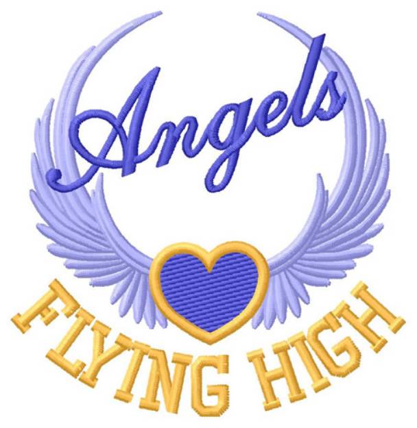 Picture of Angels Flying High Machine Embroidery Design