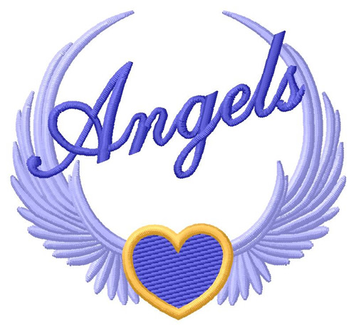 Angels Machine Embroidery Design