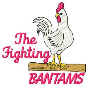 Picture of The Fighting Bantams Machine Embroidery Design
