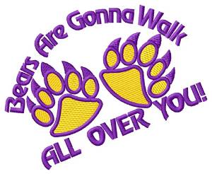 Picture of Bears Walk Over You Machine Embroidery Design