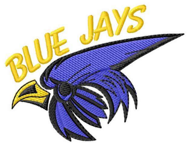 Picture of Blue Jays Machine Embroidery Design