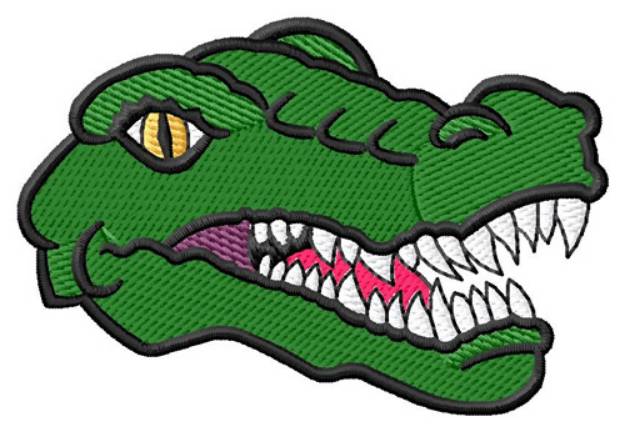 Picture of Gator Head Machine Embroidery Design