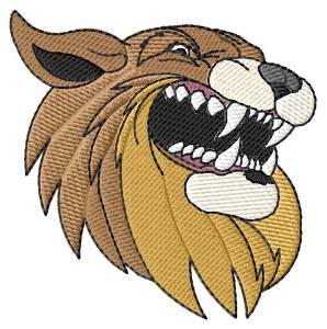 Picture of Angry Bobcat Machine Embroidery Design