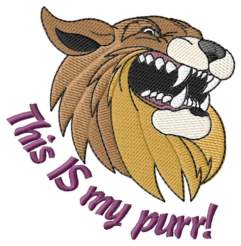 This IS My Purr! Machine Embroidery Design