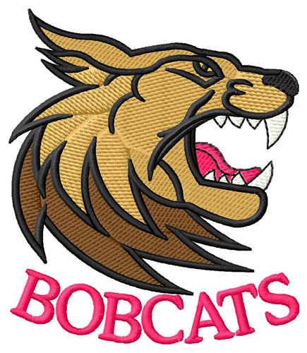 Bobcats Machine Embroidery Design