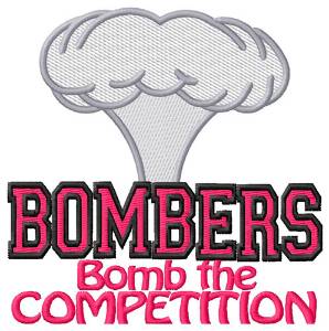 Picture of Bomb the Competition Machine Embroidery Design