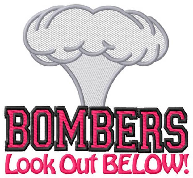 Picture of Bombers Look Out Machine Embroidery Design