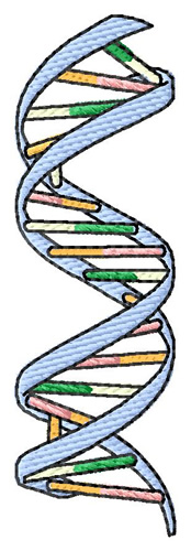 Double Helix Machine Embroidery Design