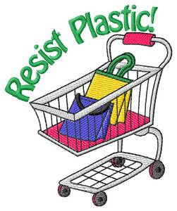 Picture of Resist Plastic! Machine Embroidery Design