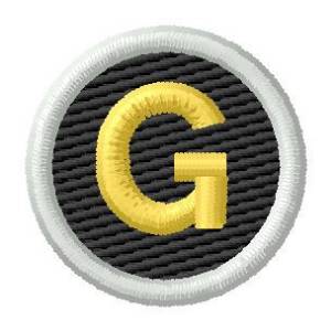 Picture of Letter G Machine Embroidery Design