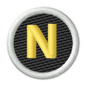 Picture of Letter N Machine Embroidery Design
