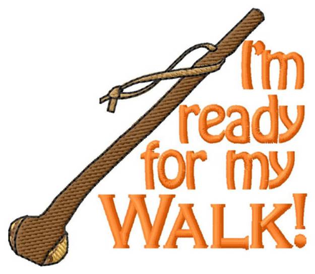 Picture of Ready to Walk! Machine Embroidery Design