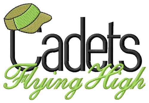 Cadets Flying High Machine Embroidery Design