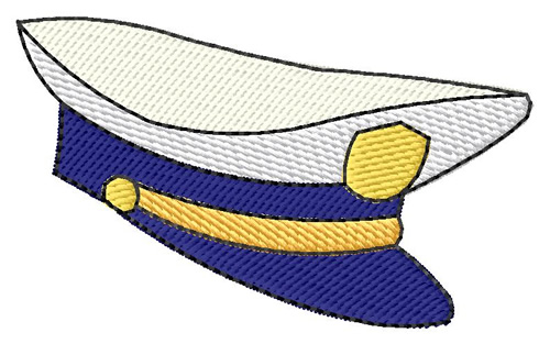 Cadet Hat Machine Embroidery Design
