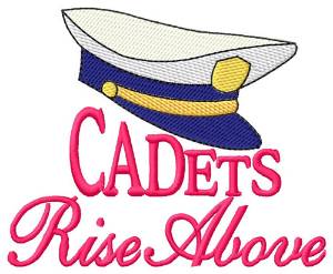 Picture of Cadets Rise Above Machine Embroidery Design