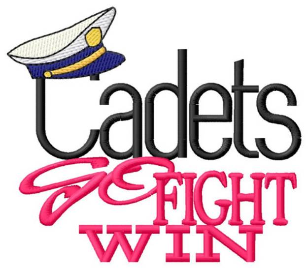Picture of Cadets Go Fight Win Machine Embroidery Design