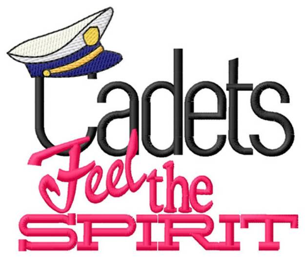 Picture of Cadets Feel the Spirit Machine Embroidery Design