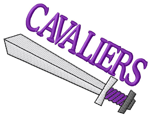 Cavaliers Machine Embroidery Design