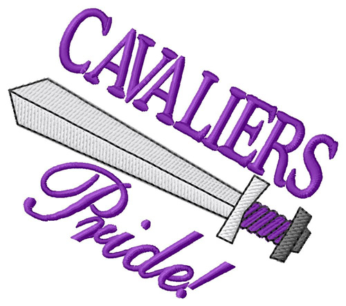 Cavaliers Pride! Machine Embroidery Design