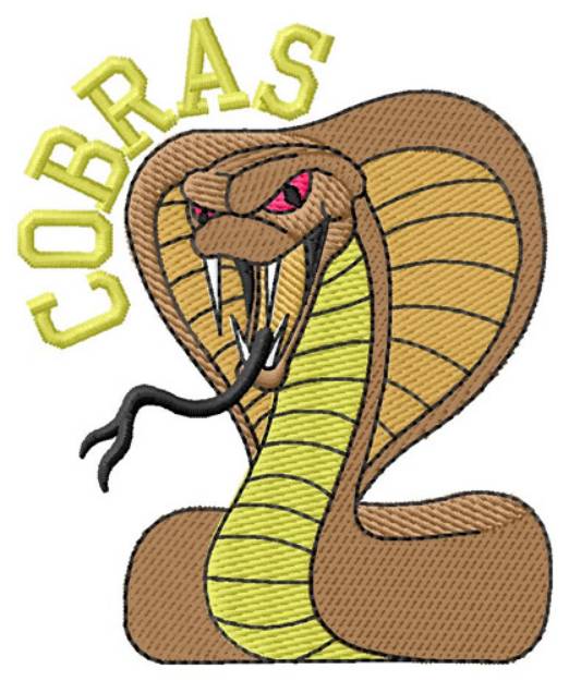 Picture of Cobras Machine Embroidery Design