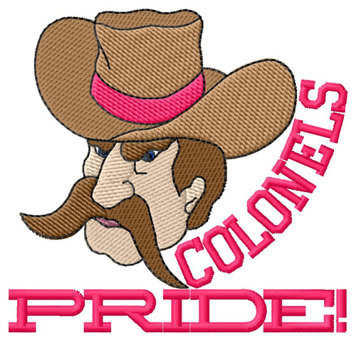 Colonels Pride! Machine Embroidery Design