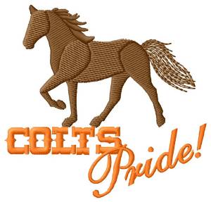 Picture of Colts Pride Machine Embroidery Design