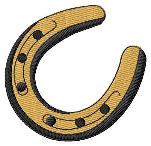 Picture of Colts Horseshoe Machine Embroidery Design