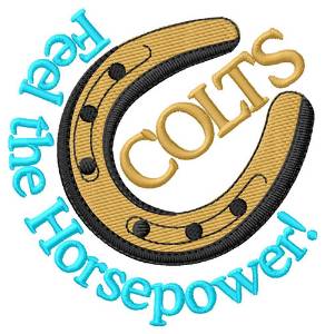 Picture of Feel the Horsepower Machine Embroidery Design
