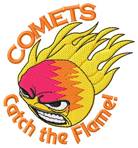 Catch the Flame Machine Embroidery Design