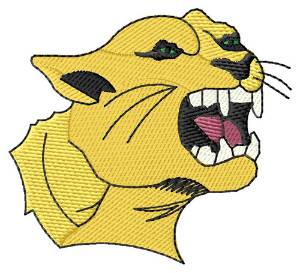 Picture of Cougar Machine Embroidery Design