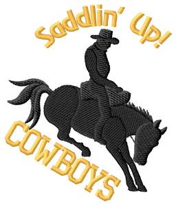 Picture of Saddlin Up Cowboys Machine Embroidery Design