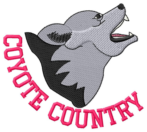 Coyote Country Machine Embroidery Design