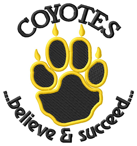 Believe and Succeed Machine Embroidery Design