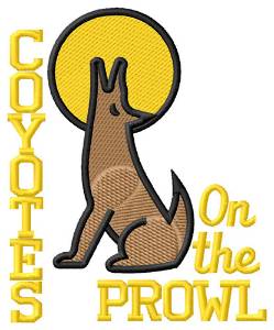 Picture of Coyotes On The Prowl Machine Embroidery Design