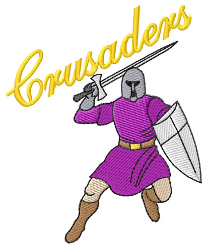 Crusaders Machine Embroidery Design