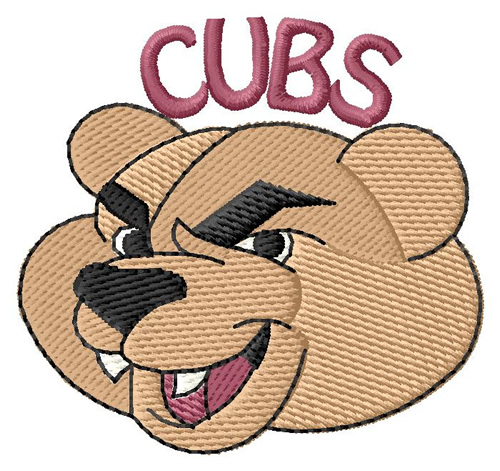 Cubs Machine Embroidery Design