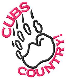 Picture of Cubs Country Machine Embroidery Design