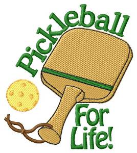 Picture of Pickleball For Life Machine Embroidery Design