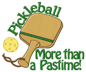 Picture of Pickleball Pastime Machine Embroidery Design