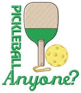 Picture of Pickleball Anyone? Machine Embroidery Design