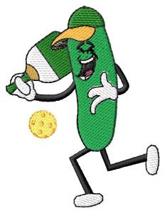 Picture of Pickle Player Machine Embroidery Design