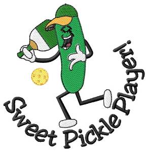 Picture of Sweet Pickle Player Machine Embroidery Design