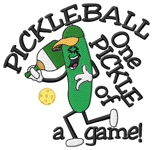 One Pickle of a Game Machine Embroidery Design