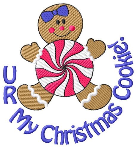 UR My Christmas Cookie Machine Embroidery Design