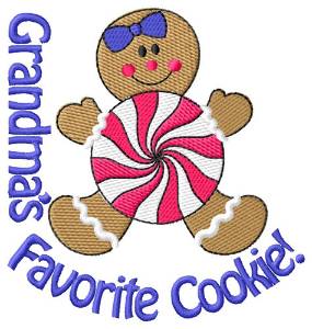 Picture of Grandmas Cookie Machine Embroidery Design