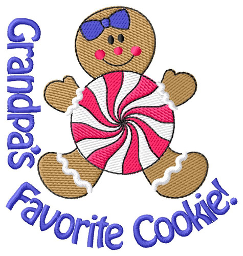Grandpas Cookie Machine Embroidery Design